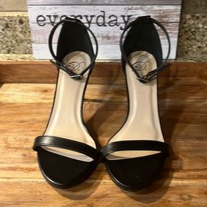 Pink Lily sandal heels worn once.